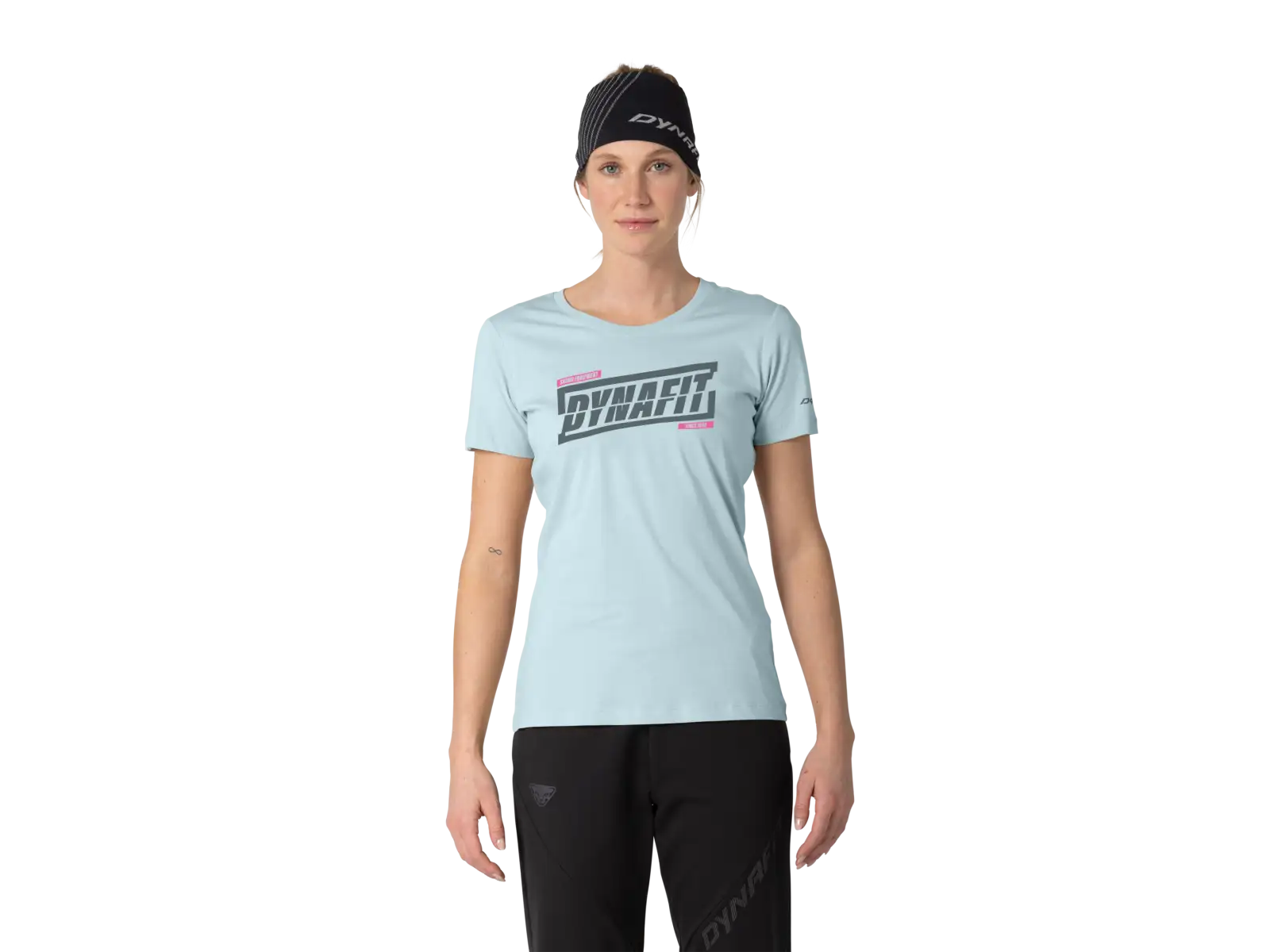 Dynafit Graphic Cotton women's T-shirt short sleeve Cloud Blue/Tabloid