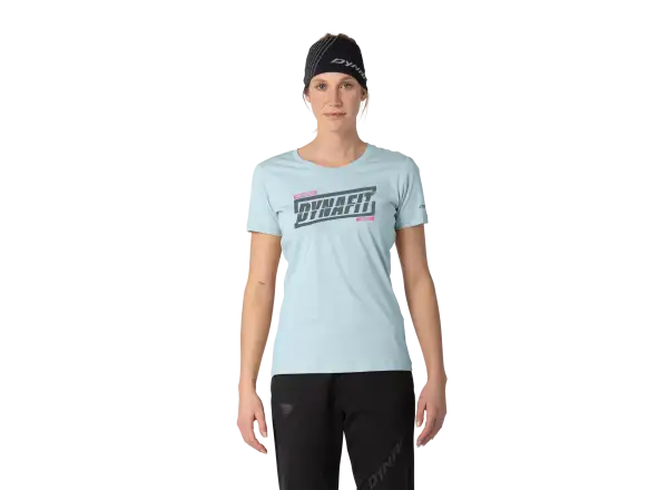 Dynafit Graphic Cotton women's T-shirt short sleeve Cloud Blue/Tabloid