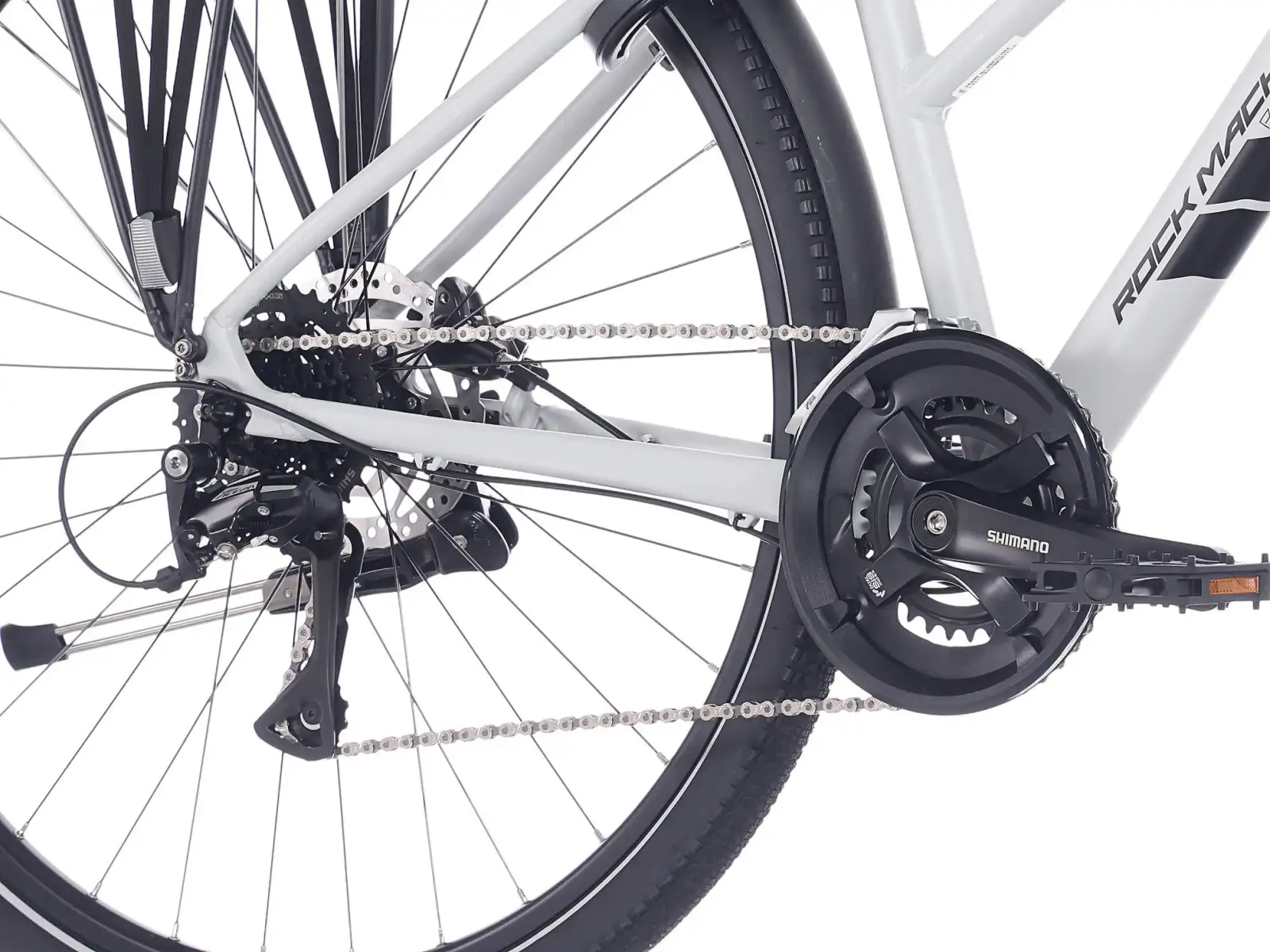 Rock Machine Rokk 40 Easy Entry trekking bike Gloss Limerock Grey