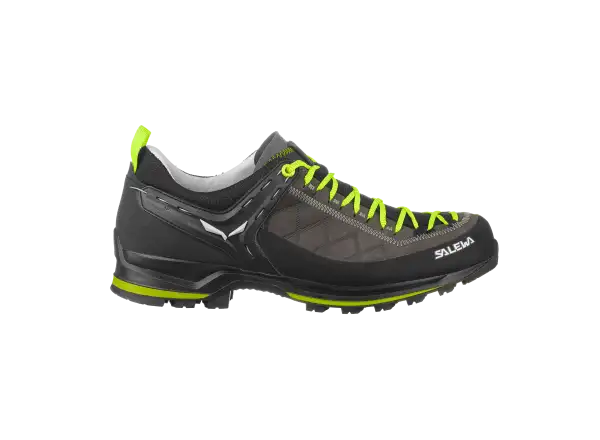 Salewa Mountain Trainer 2 Leather men's shoes Smoked/Fluo Green