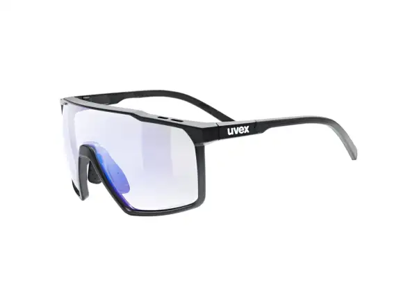 Uvex MTN Perform S Variomatic glasses Black Matt/LTM. Blue