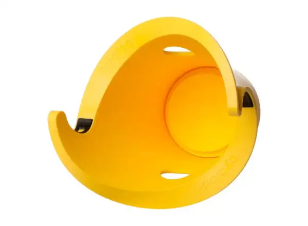 Cycloc Solo bike holder on wall yellow