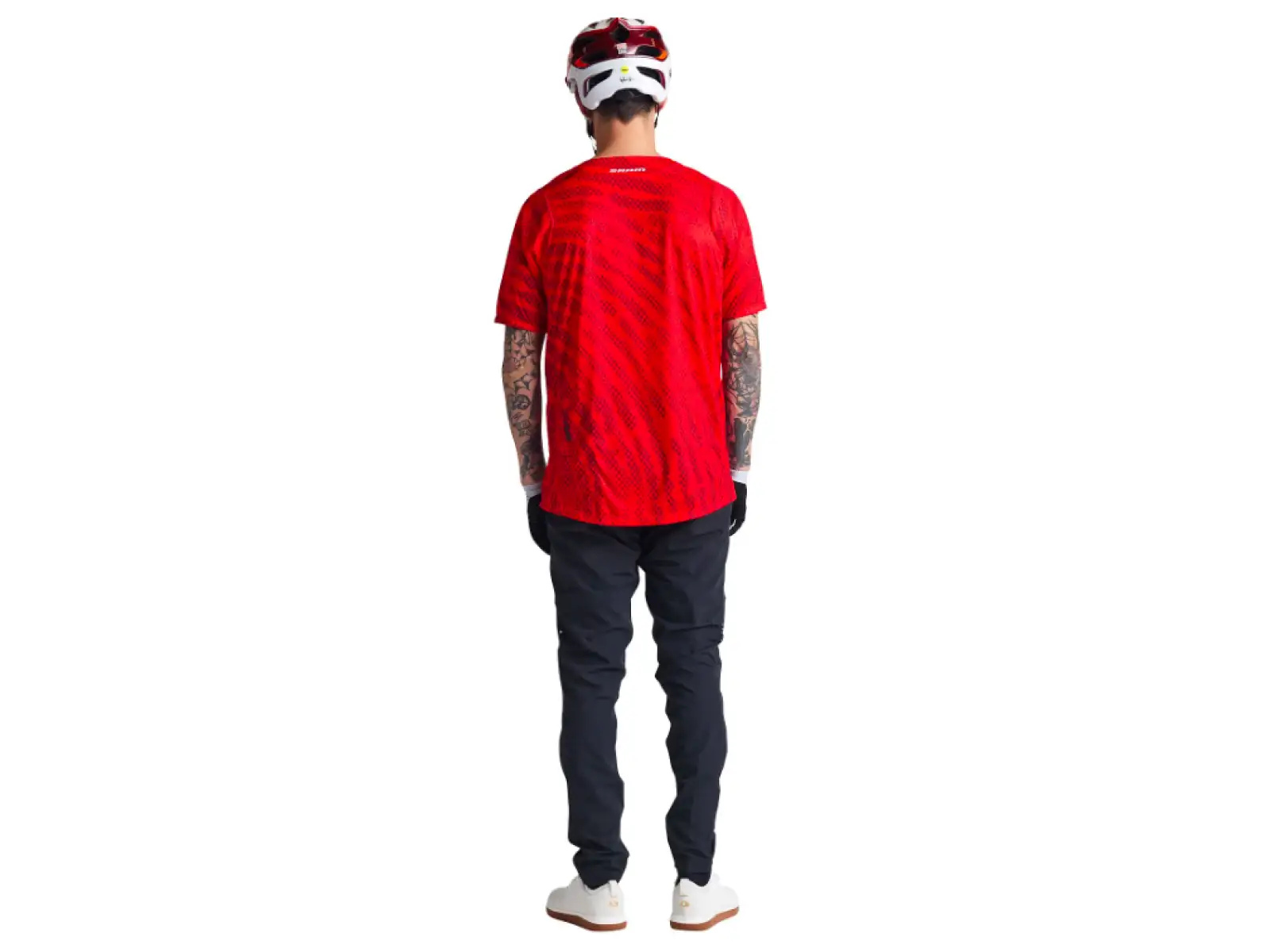 Troy Lee Designs Skyline Air SRAM men's jersey short sleeve Fiery Red