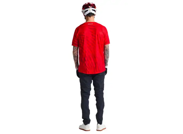 Troy Lee Designs Skyline Air SRAM men's jersey short sleeve Fiery Red