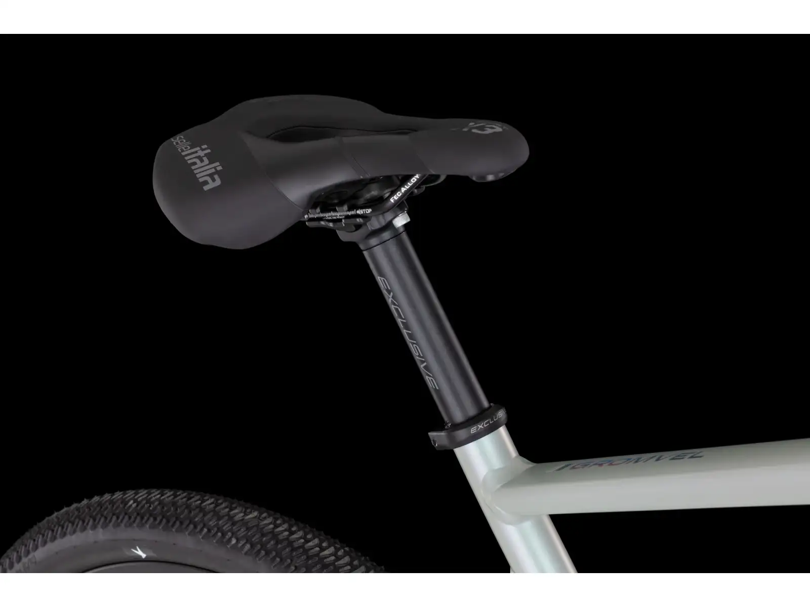 4Ever Gromvel Elite gravel bike Ghost pearl