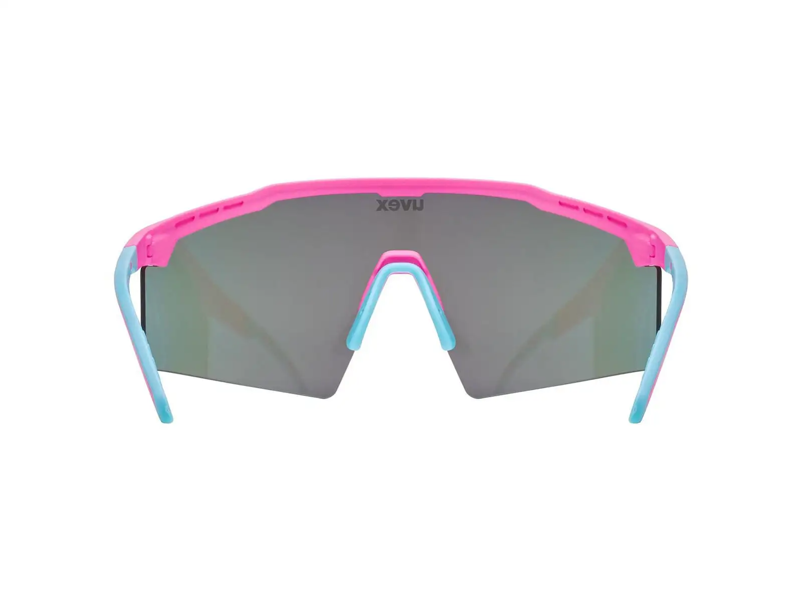 Uvex Flowline sunglasses Pink Matt/Mirror Blue