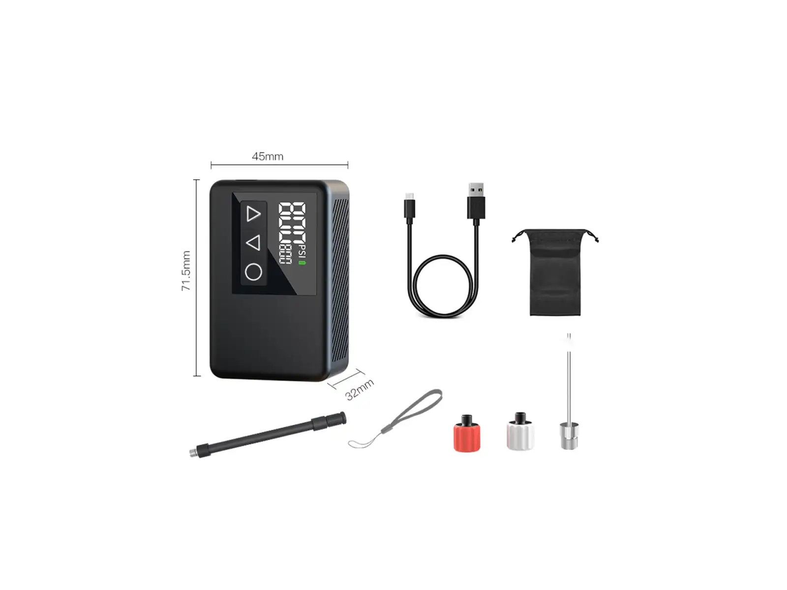 Pedalsport Electric Bike Pump Micro Compressor