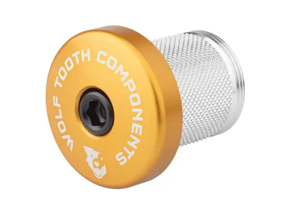 Wolf Tooth COMPRESSION PLUG for carbon steerer tube 1 1/8" gold