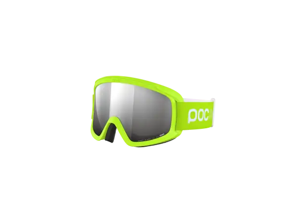 POC POCito Opsin kids ski goggles Fluorescent Yellow/Green/Partly Sunny Silver