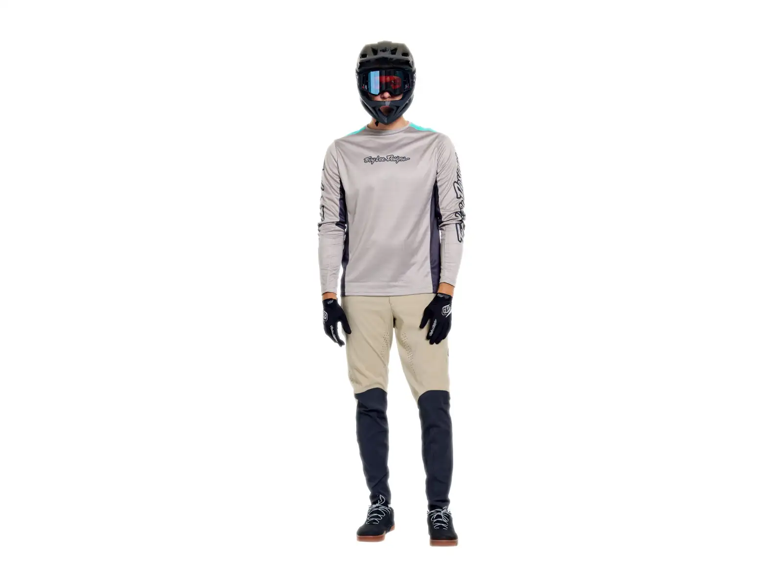 Troy Lee Designs Stage men's jersey long sleeve Signature Stone