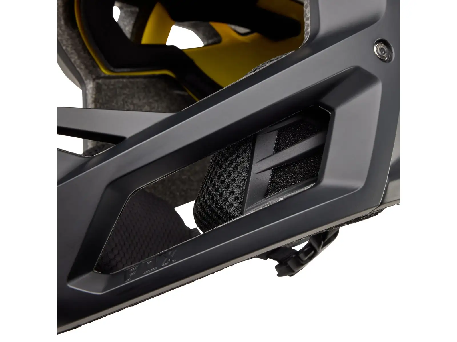 Fox Yth Proframe Matte Ce children's cycling helmet Matte Black