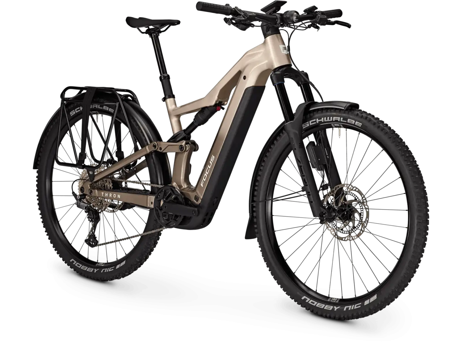 Focus THRON 8 EQP 800Wh full-suspension e-bike Adamantsilver / Crystalgrey