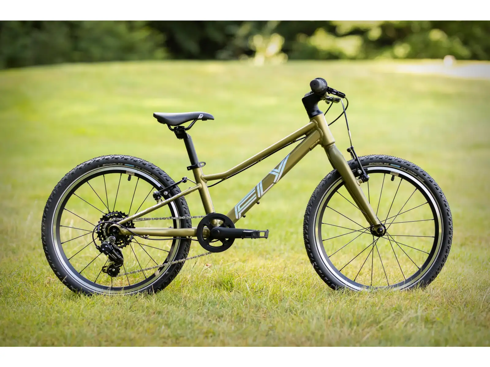 Superior F.L.Y. 20 VB Matte Olive Metallic/Hologram Chrome children's mountain bike