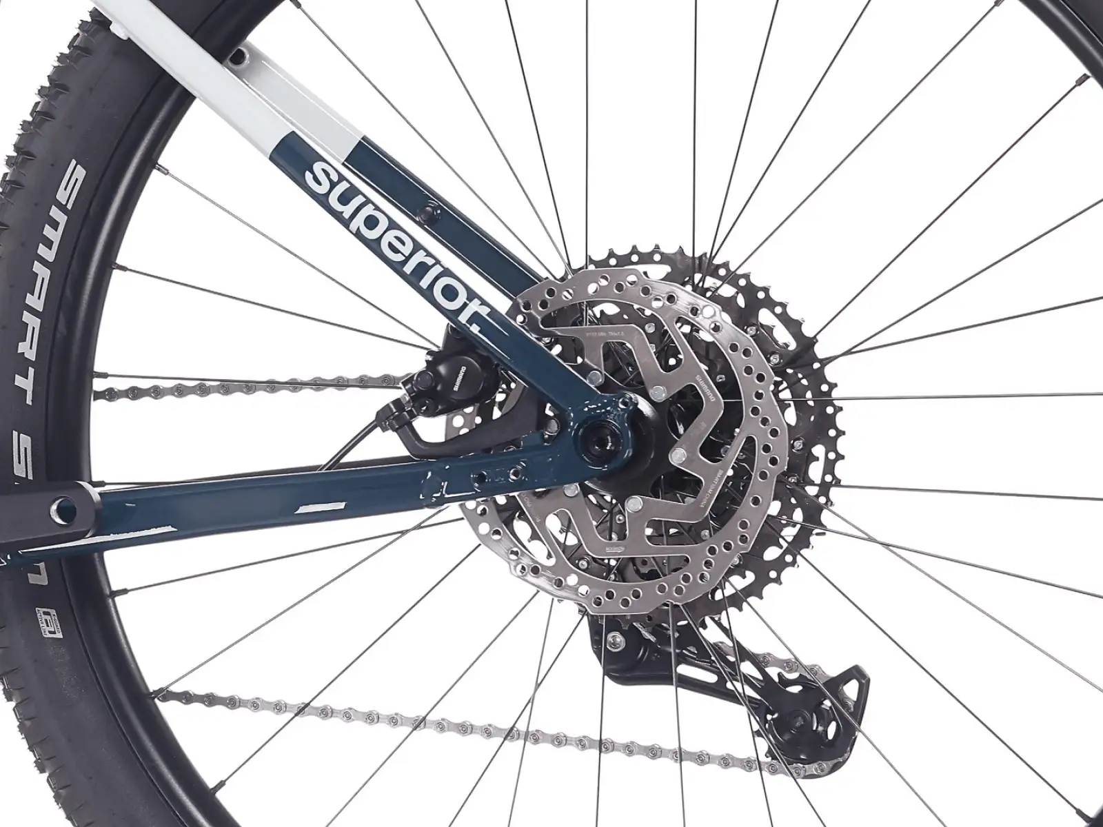 Superior iXP 6.5 mountain e-bike Gloss Petrol / Petrol Grey