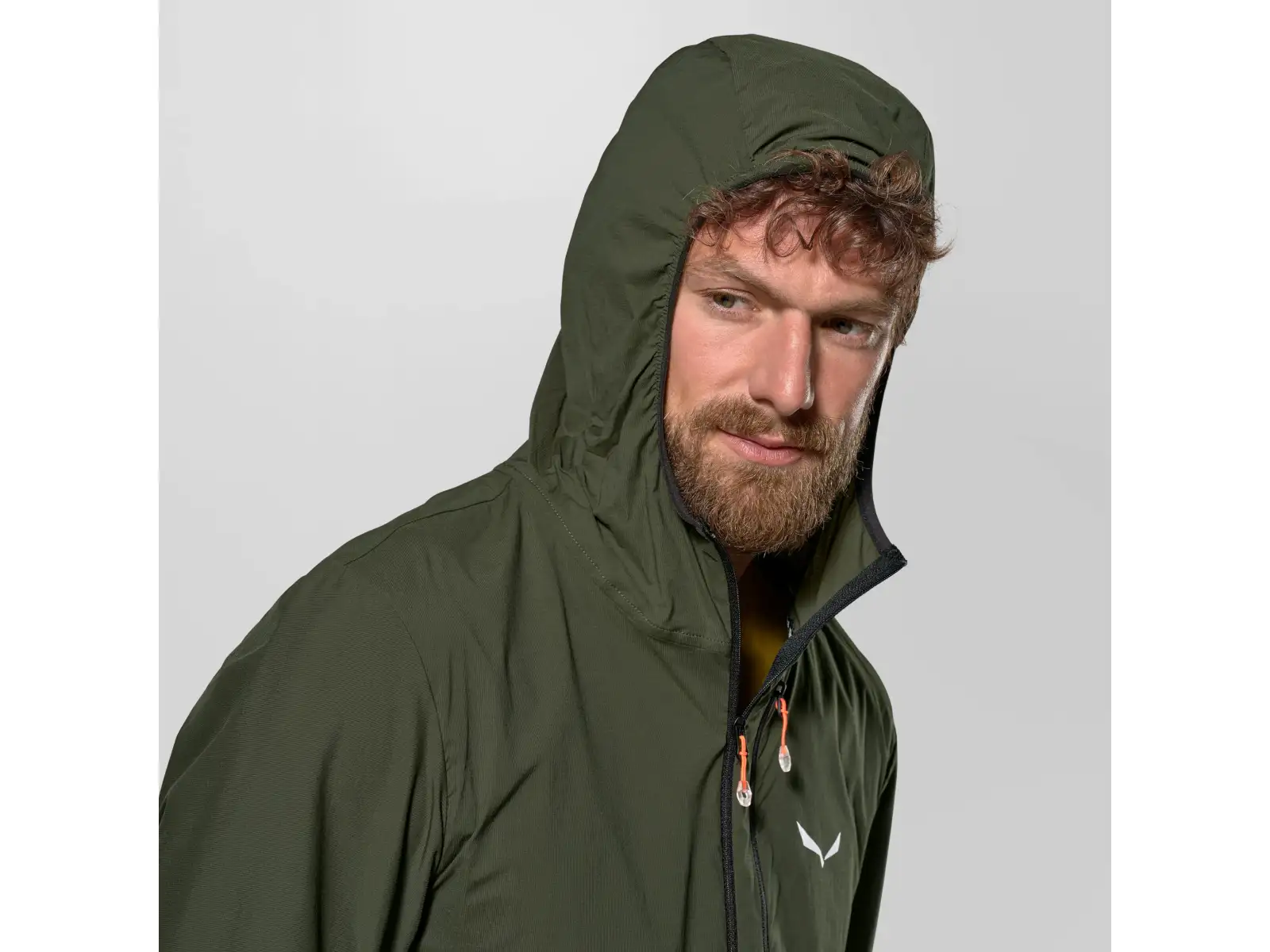 Salewa Pedroc Wind Light men's sweatshirt Dark Olive