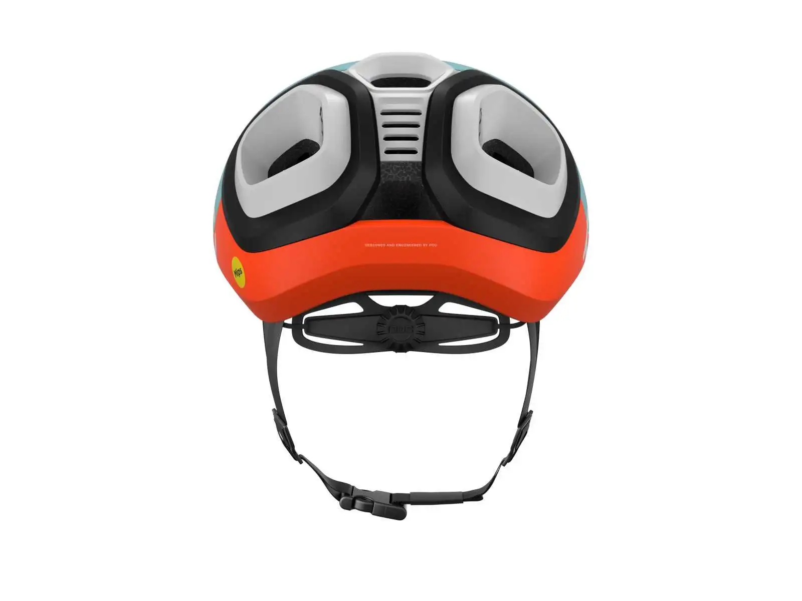 POC Amidal road helmet Indicolite Blue Matt/Carnelian Orange Matt