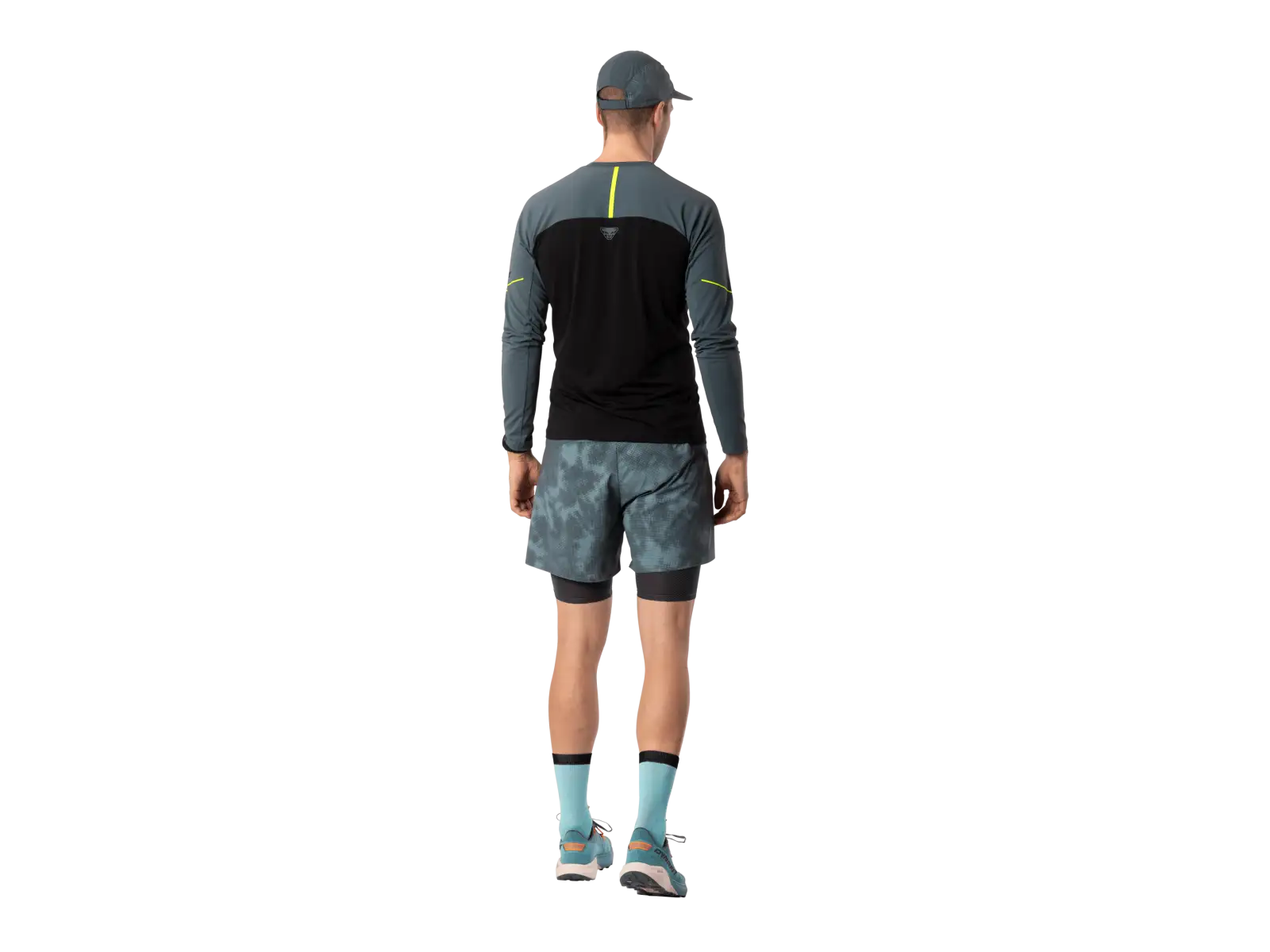 Dynafit Trail Reflective 2in1 men's running shorts Cinder