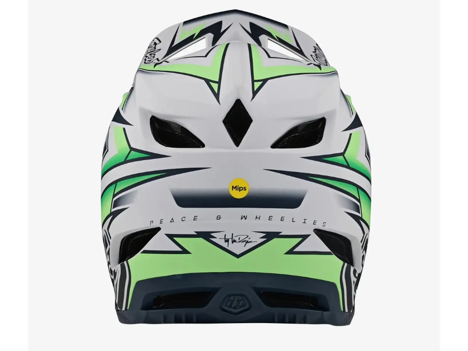 Troy Lee Designs D4 Composite Mips Volt helmet White