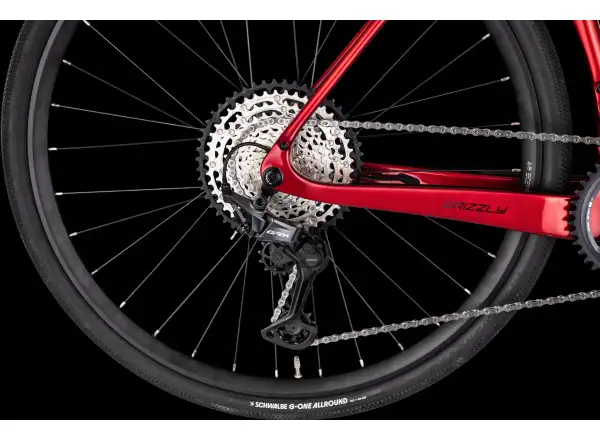 4Ever Grizzly Elite gravel bike Flame red