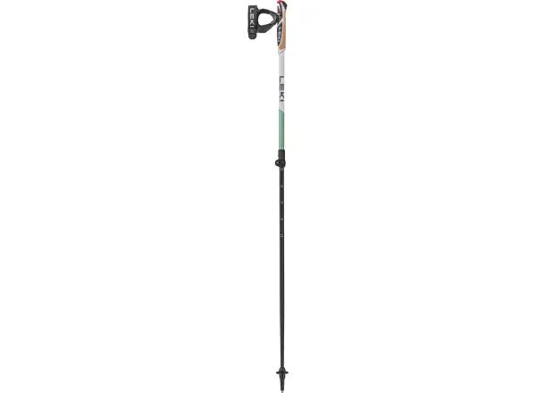 Leki Spin Shark trekking poles White/SmokeGreen size 100-130 cm