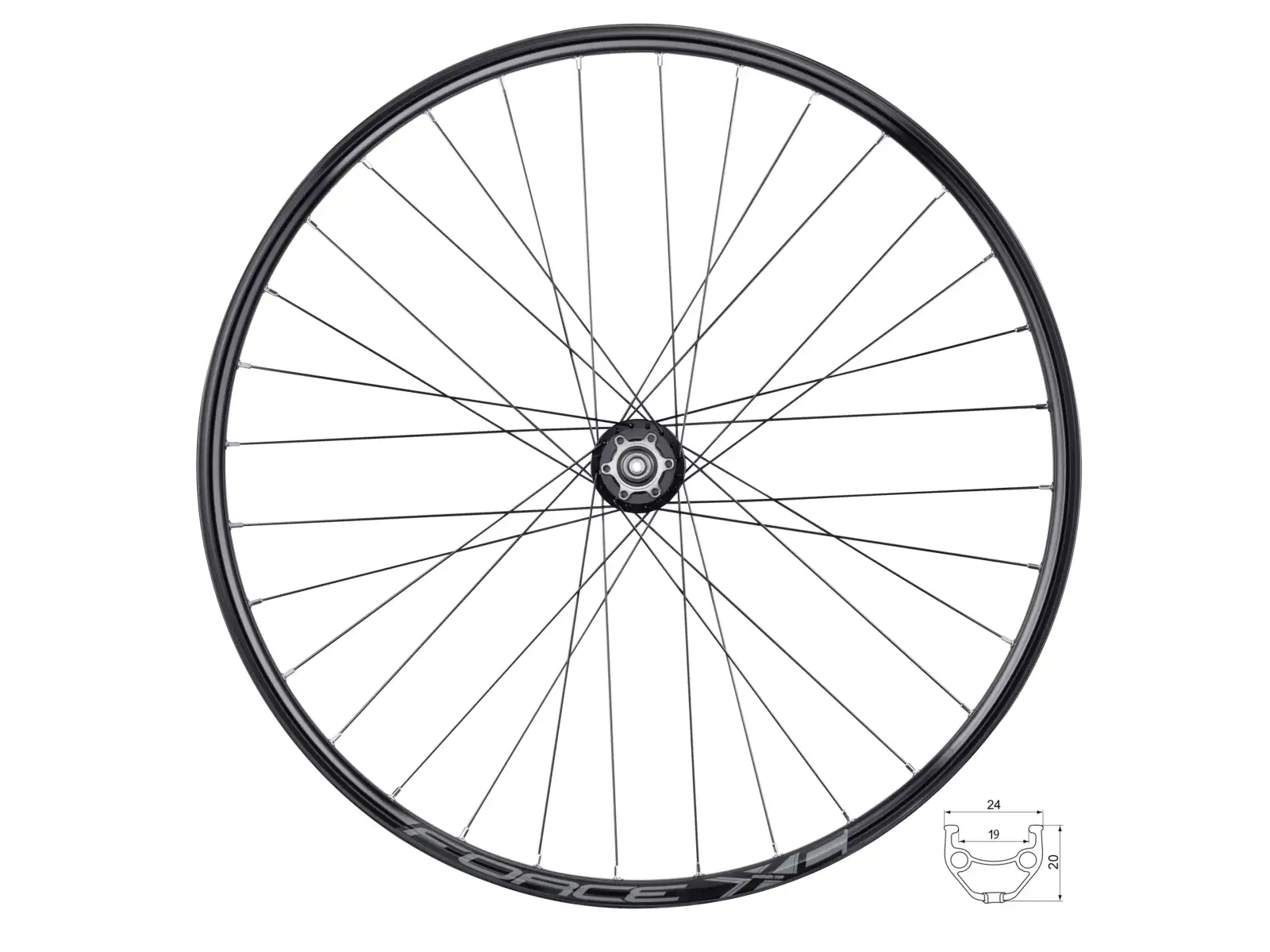 Force XC Disc 29" front wheel hub Force F80450