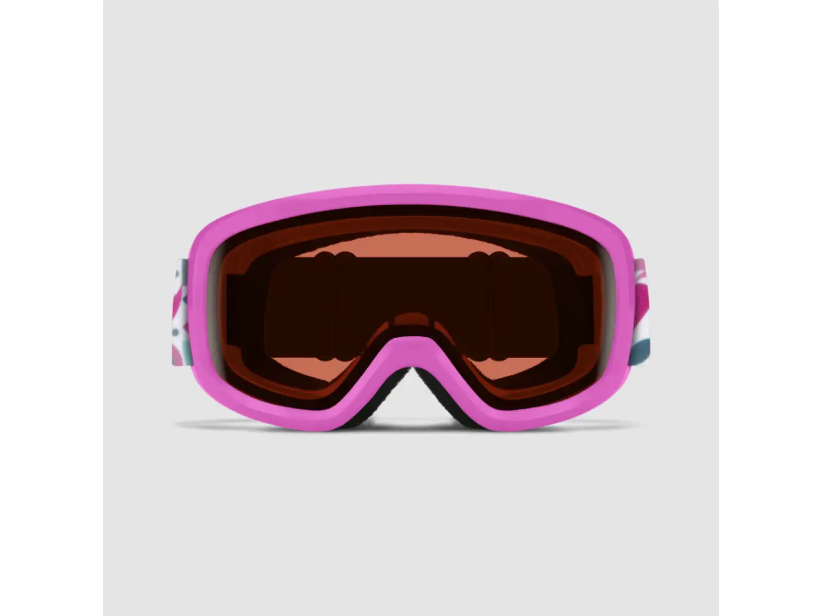 Smith Snowday children's ski goggles Vivid Pink Hearts / RC36