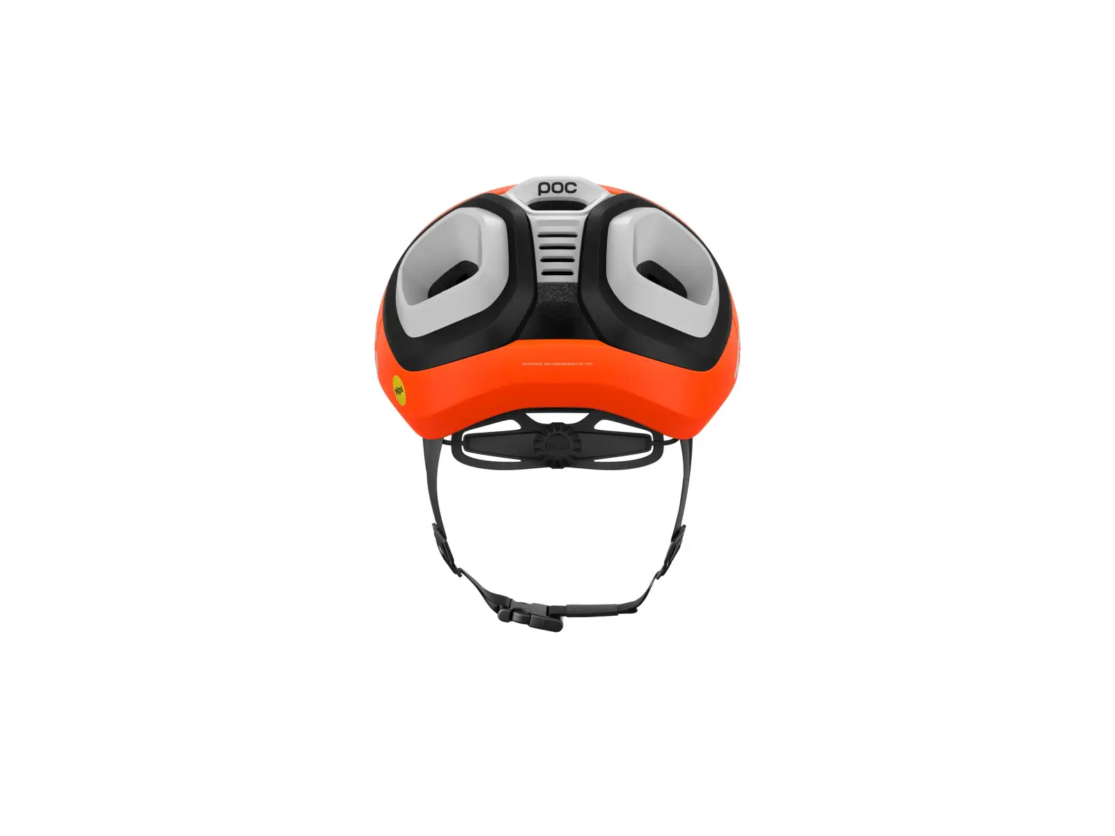 POC Amidal road helmet Fluo. Orange Matt/Uranium Black Matt/Hydrogen White Matt
