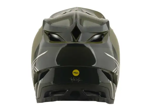 Troy Lee Designs D4 Polyacryte Mips helmet Shadow Beetle