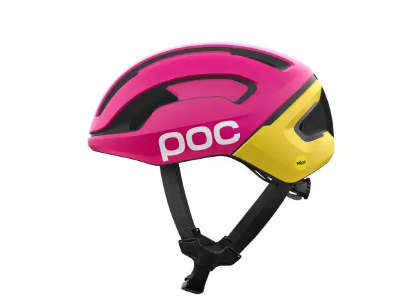 POC Omne Air MIPS helmet Rhos Red Matt/Citrine Yellow Matt