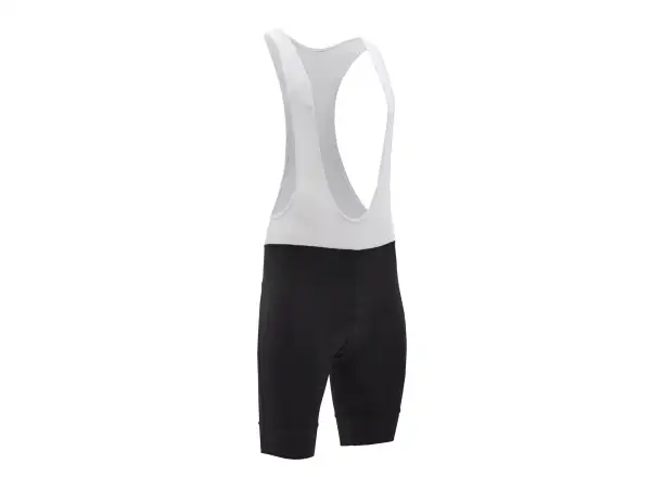 Silvini Fortore Bib men's shorts with suspenders and padding Black/White