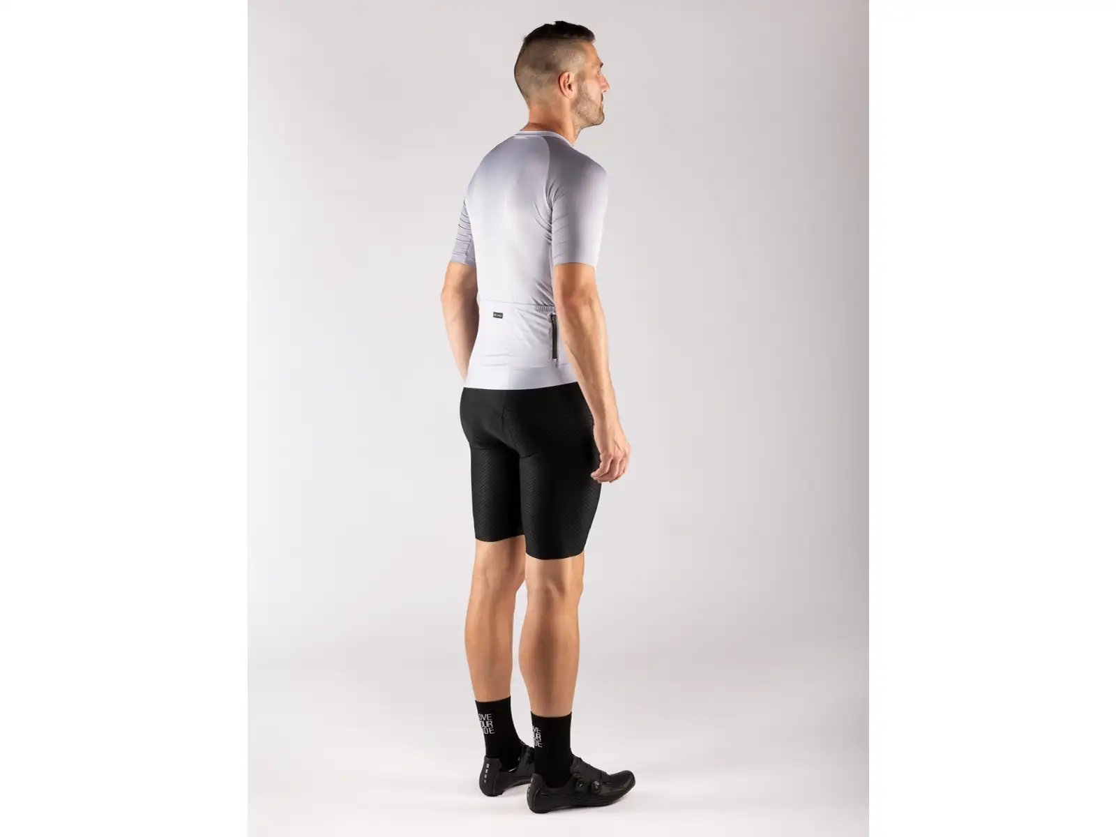 Force Script men's jersey short sleeve light gray