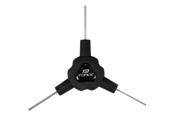 Force three-sided Y-wrench hex 2/ 2.5/ 3 mm black