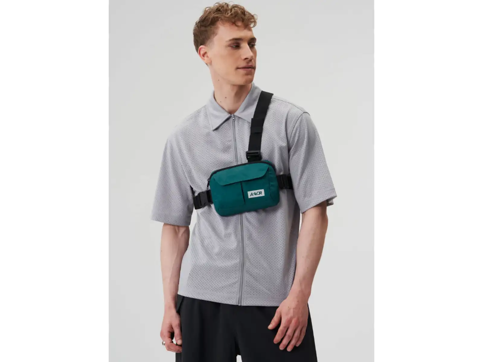 Aevor Front Pack chest pouch Evergreen