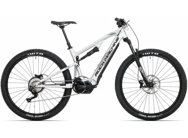 Rock Machine Blizzard INT e30-29 Gloss Silver/Black full-suspension e-bike