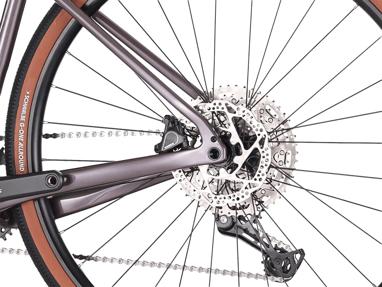 Rock Machine Lukk Cr 30 gravel bike Gloss Purple Garnet