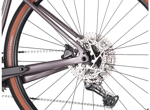 Rock Machine Lukk Cr 30 gravel bike Gloss Purple Garnet