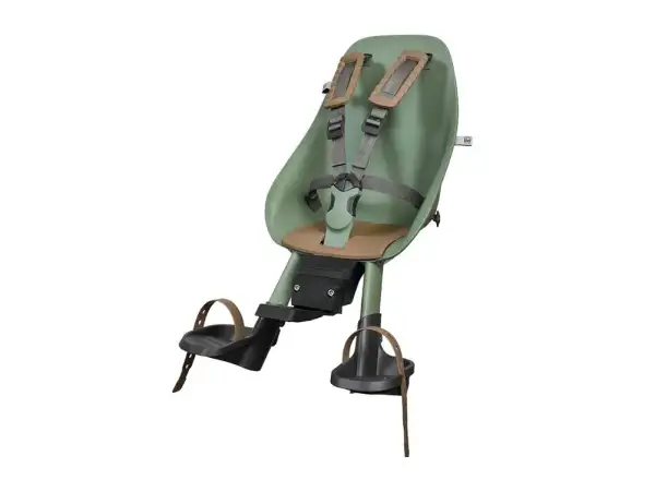 Urban Iki Ta-ke front seat with MTB/ATB adapter Icho Green/Kurumi Brown