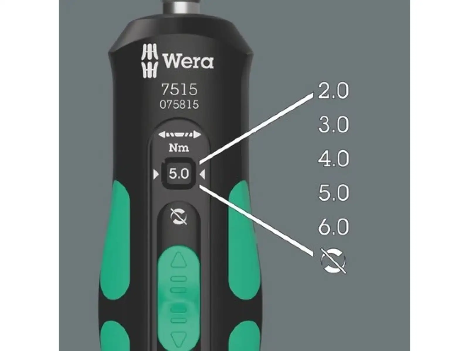 Wera 7515/7 Kraftform Safe-Torque Speed Bicycle 1 2-6 Nm torque screwdriver 7 pieces