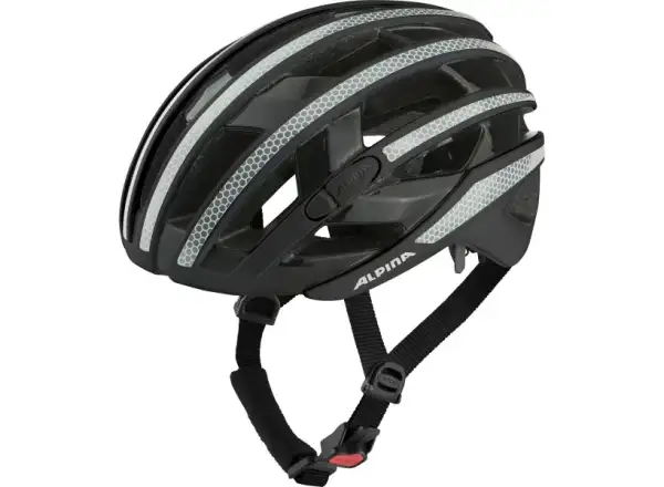 Alpina Ravel Reflective helmet Black Gloss