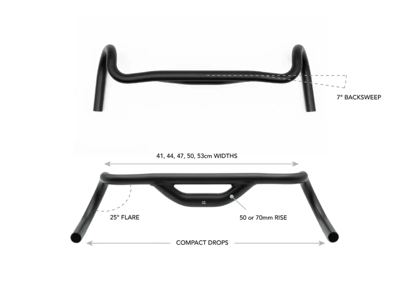 Redshift Top Shelf 70 gravel handlebars