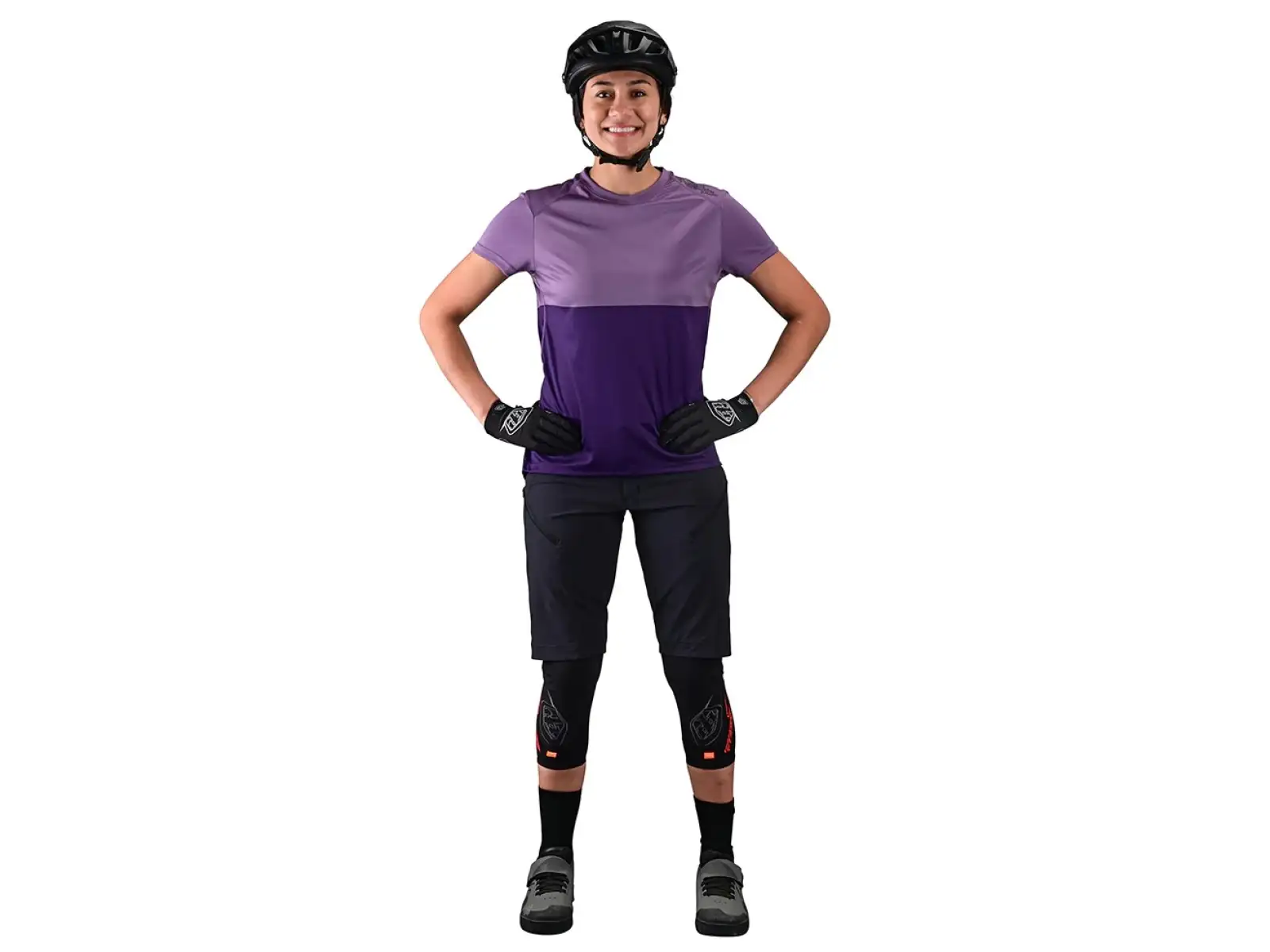Troy Lee Designs Lilium women's jersey short sleeve Block orchid/purple