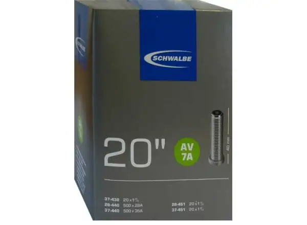 Schwalbe inner tube MTB 20x1 1/8 - 1 3/8" (Nr.7)