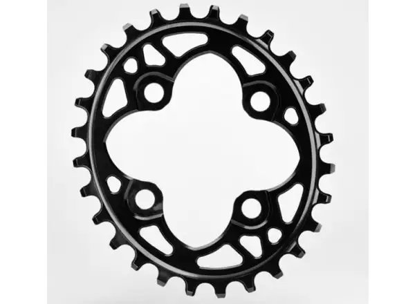 Absolute Black OVALchainring for BCD64 black