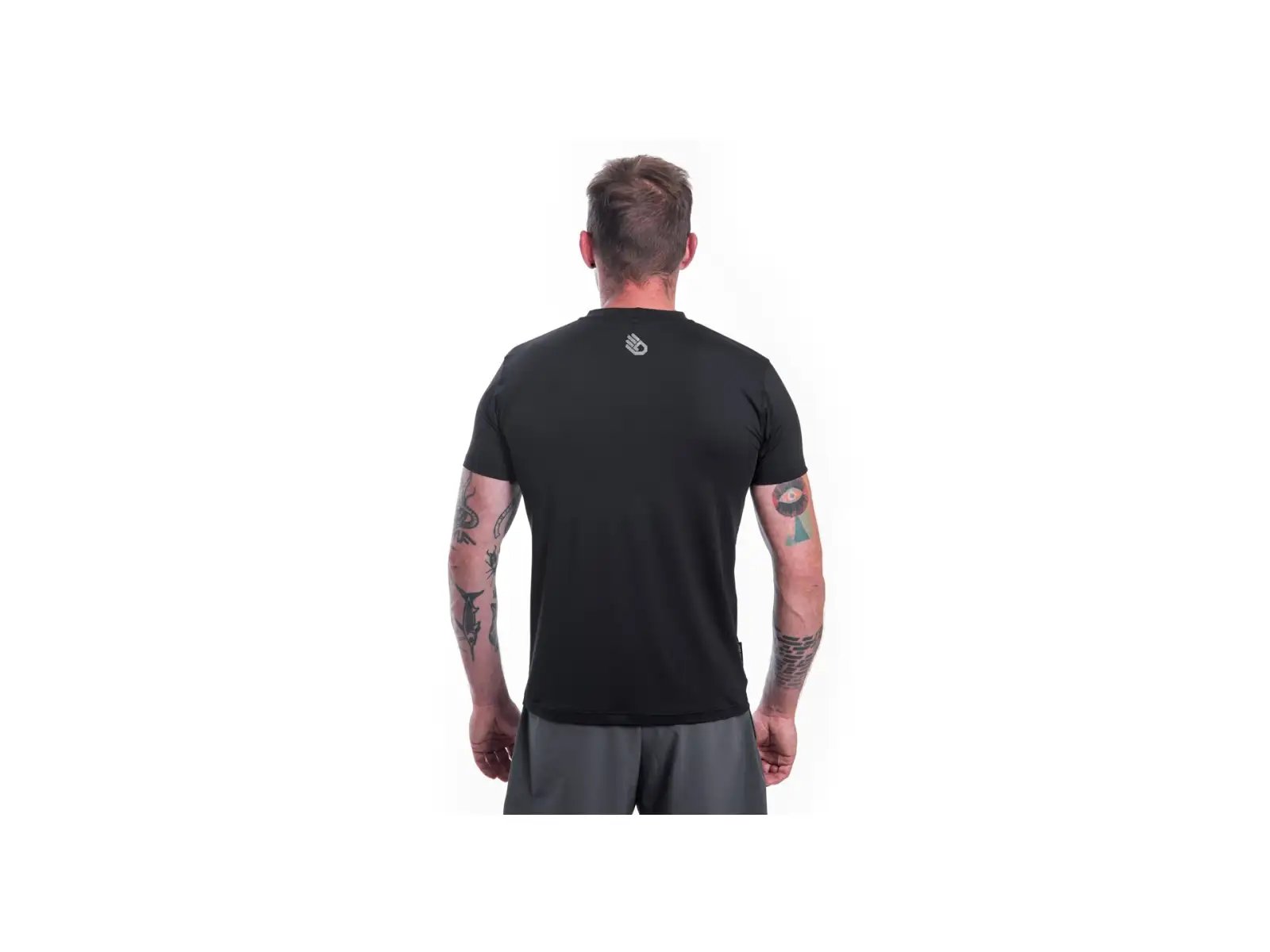 Sensor Coolmax Tech Mountains men's T-shirt short sleeve black