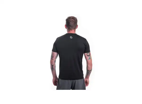 Sensor Coolmax Tech Mountains men's T-shirt short sleeve black