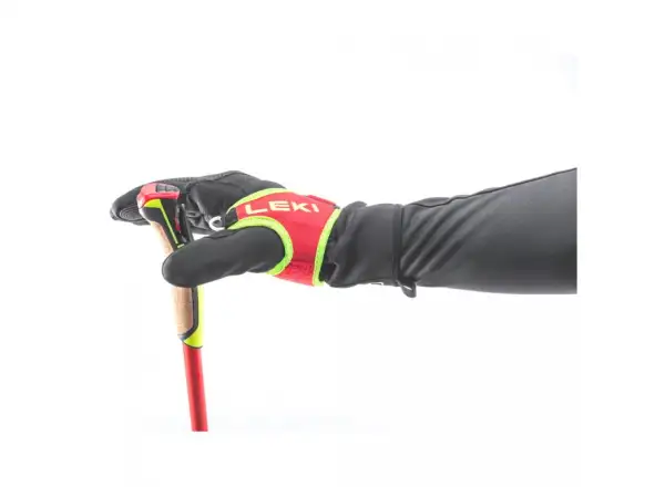 Leki PRC 750 Freesize cross-country poles bright red/neon yellow/black