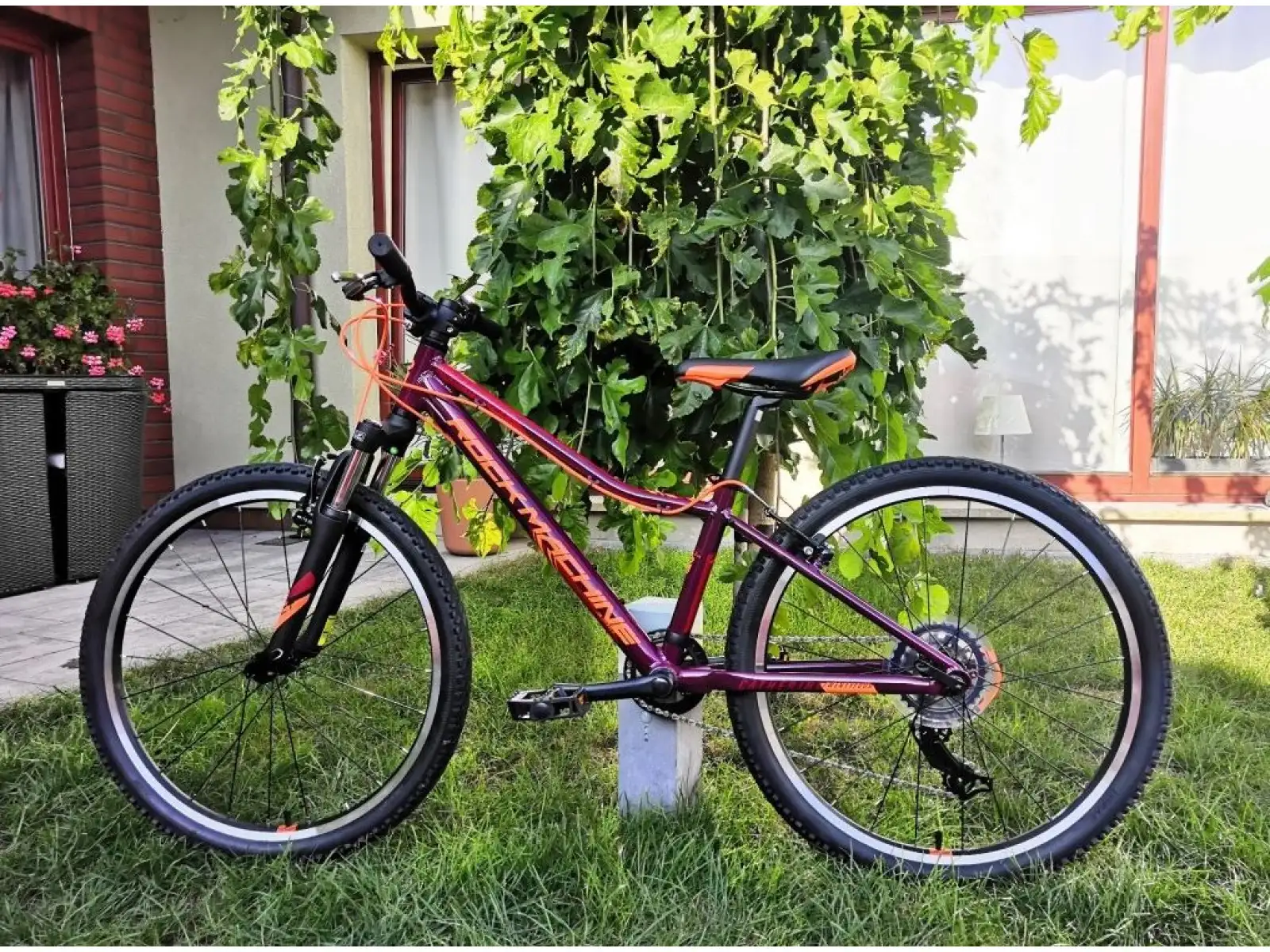 Rock Machine Catherine 24 VB mountain bike gloss crimson/orange/crimson