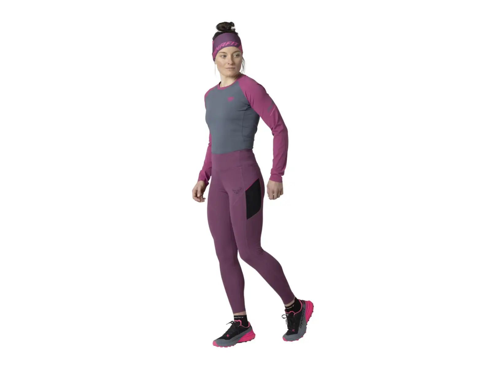 Dynafit Warm Ultra women's insulated leggings Amaranth