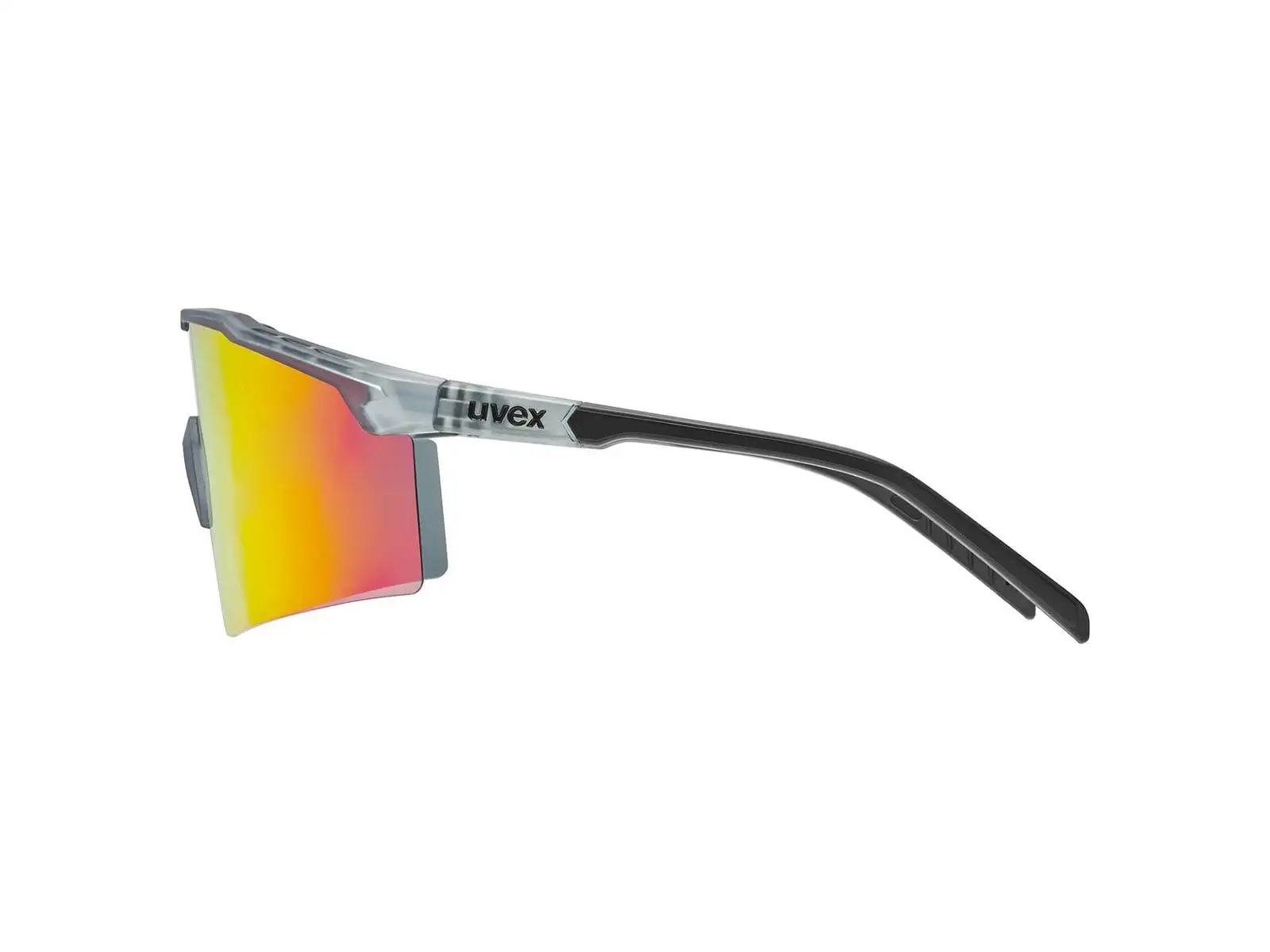 Uvex Flowline sunglasses Smoke Matt/Mirror Red