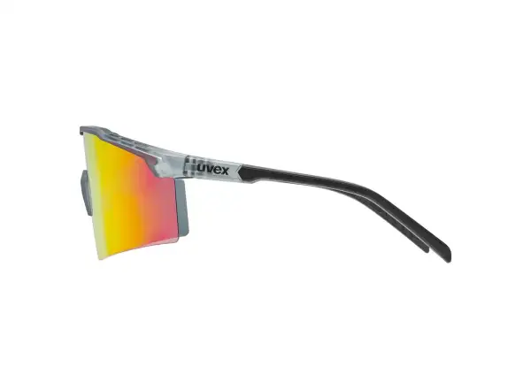 Uvex Flowline sunglasses Smoke Matt/Mirror Red